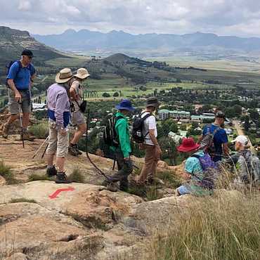 On the trail above Clarens